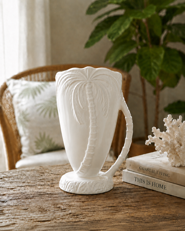 Vintage Beswick Cream Palm Tree Jug (1936–1954)
