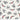 SALE Fabric - Skulls & Winged Hearts (White)