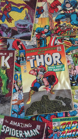 SALE Fabric - Marvel Comic Covers
