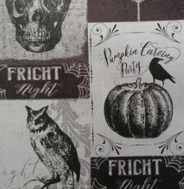 fright_night_mystery_manor_fabric_halloween_material_planet_retro_nz