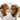 Plush monkey toy with a white chest and brown fur on a light gray background Planet Retro NZ.