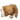 Brown plush toy resembling a creature with white accents on a light gray background Planet Retro NZ.