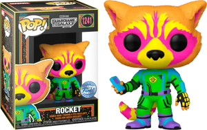 Pop Vinyl - Guardians of the Galaxy - Rocket Black Light #1241 funko pop vinyl nz planet retro nz