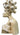 Hand-carved African-style female wall sculpture front view