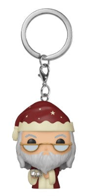 Harry Potter Dumbledore (Holiday) Funko Pocket Pop Keychain