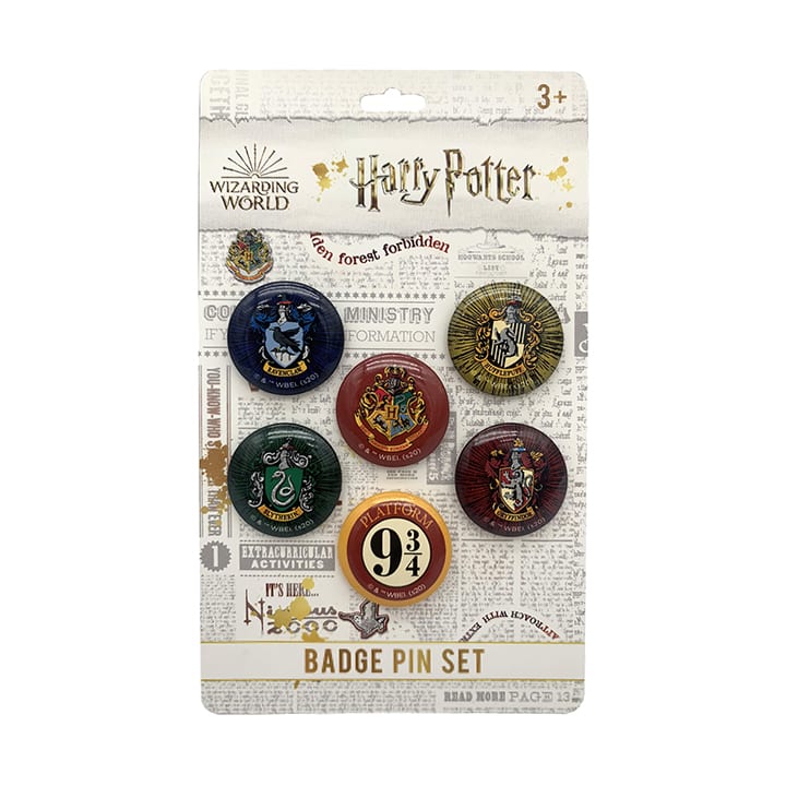 Harry Potter - Set of 6 Badges