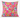 Hot Pink Sugar Skulls cushion cover front shown filled on studio background
