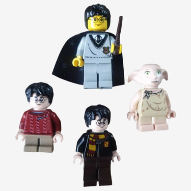 Lego Harry Potter Minifigure Bundle x4 (Harry + Dobby)