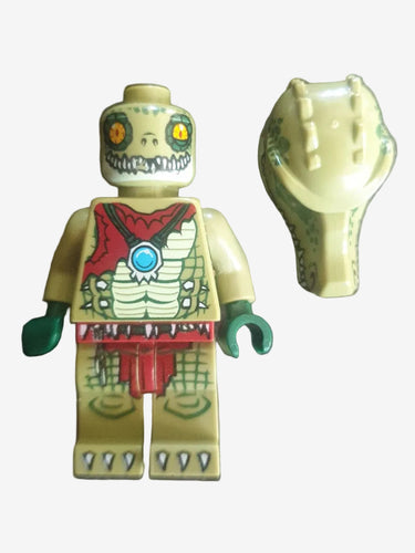 Lego Legends of Chima Crawley Minifigure – Crocodile Tribe (2013)