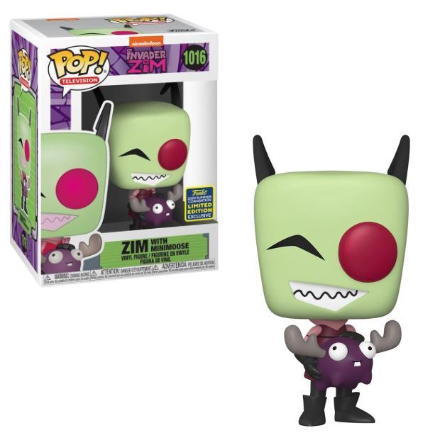 Pop Vinyl - Invader Zim - Zim with Minimoose #1016