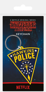 Hawkins Police Stranger Things Keychain