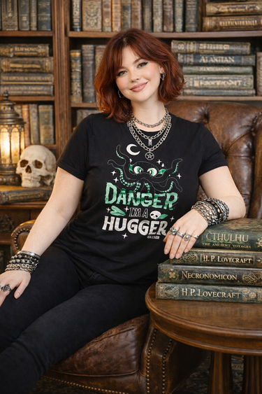 Killstar Cthulhu Hugger black women’s T-shirt 2XL with graphic print front