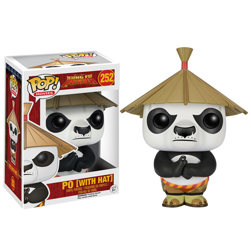 Pop Vinyl - Kung Fu Panda - Po With Hat #252 New Vintage Collectables Planet Retro NZ