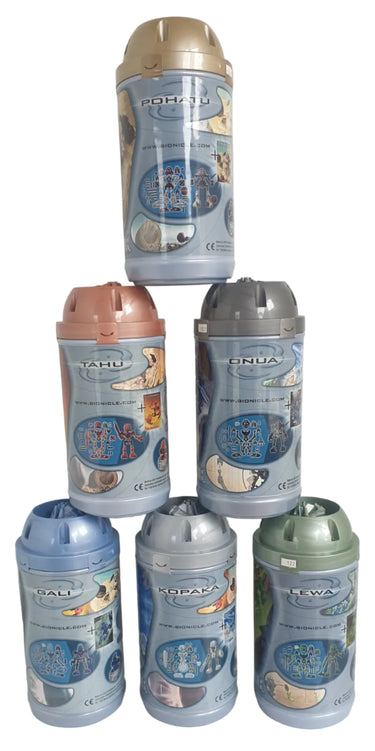 LEGO Bionicle Toa figures set featuring classic character designs and accessories