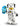 Lego Dalmatian costume minifigure Series 28 with spotted outfit and accessory