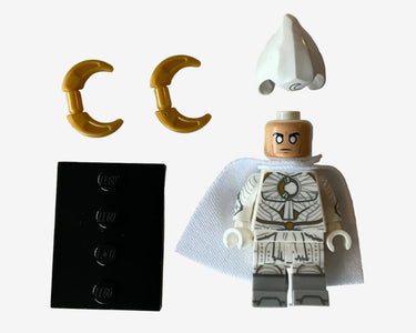 Lego Moon Knight Minifigure Marvel Series 2 71039 with white suit and cape