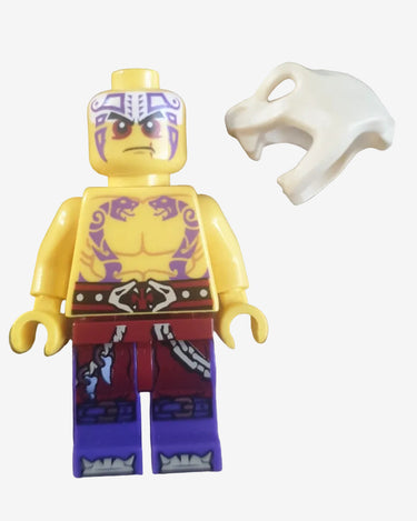 Lego Ninjago Krait NJO120 Venomari Serpentine minifigure complete with snake hood
