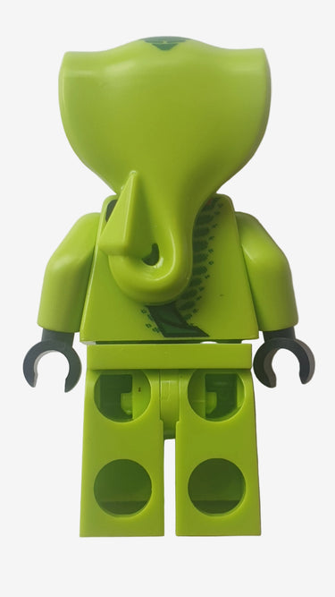 Lego Ninjago Lasha minifigure green Serpentine njo051 cobra hood