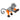 Lego Ninjago Monkey Wretch 2550c02 2016 silver monkey figure with orange limbs and wrench accessory