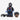 Lego Spider-Man Miles Morales minifigure from Spider-Verse series 71050 in black and red suit with web accessory displayed on a light grey background