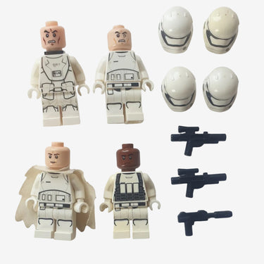 Lego Star Wars First Order Stormtroopers and Finn FN-2187 minifigure bundle