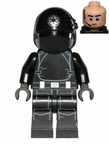 Lego Star Wars Imperial Gunner sw0529 minifigure new sealed black uniform silver logo helmet