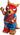 Lego Werewolf Spider-Man minifigure from Spider-Verse series 71050 with detailed suit and accessories displayed on a clean studio background
