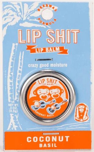 Lip Shit Lip Balm - Coconut Basil