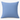 Lord and Lady Skullington Blue cushion cover plain powder-blue reverse, shown filled on a studio background