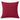Lord and Lady Skullington Wine cushion cover plain wine-red reverse, filled studio view
