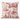 Lord and Lady Skullington Wine handmade cushion cover front with spacious wine-red skeleton toile print on cream fabric, filled studio image