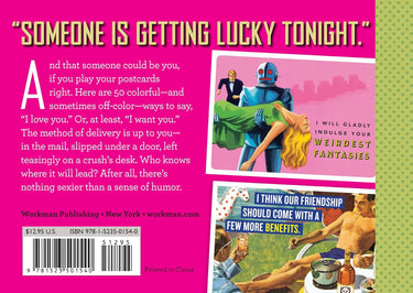 Love Uncensored 50 Humorous Postcards Book Planet Retro NZ
