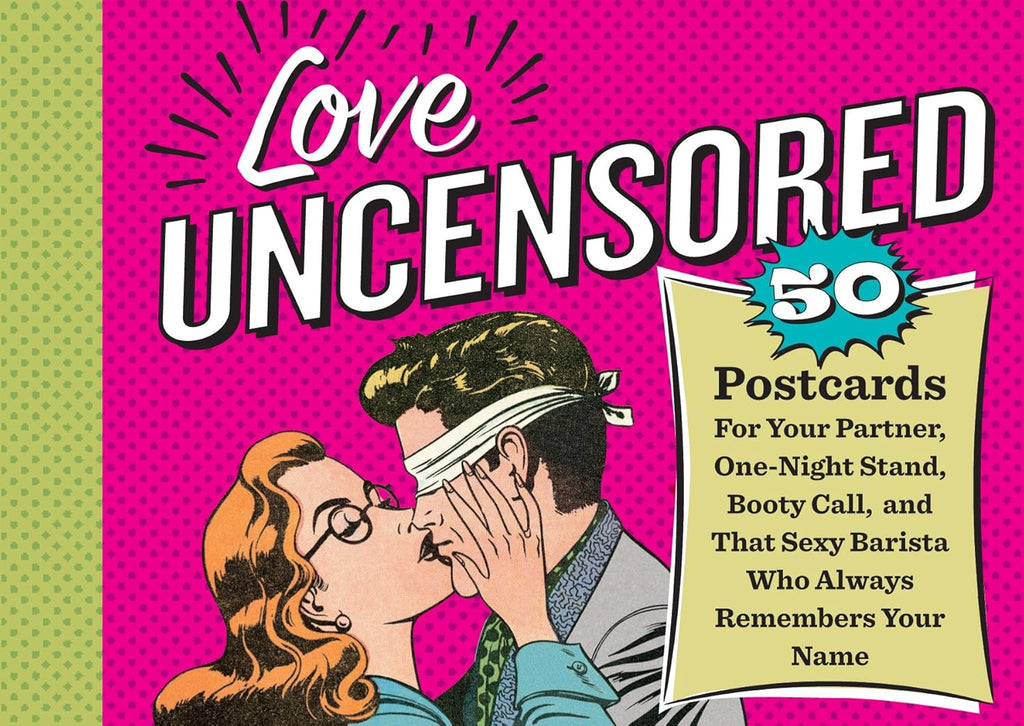 Love Uncensored 50 Humorous Postcards Book Planet Retro NZ