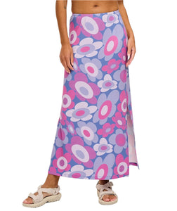 Purple Flower Power Skirt (XL)