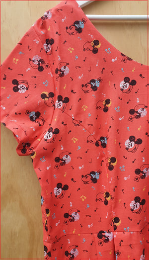 Mickey Mouse Audrey Dress - Planet Retro Original
