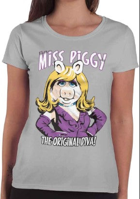 SALE Muppets Miss Piggy Diva Women's T-Shirt (XS/Small)