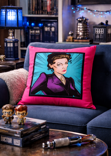 Missy Doctor Who Cushion Cover – Planet Retro Original – product image 2