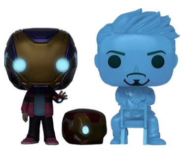 Funko Pop - Morgan and Tony Stark Hologram - 2 Pack