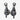 Pair of Nel Lusso NZ clear glass bird candle holders