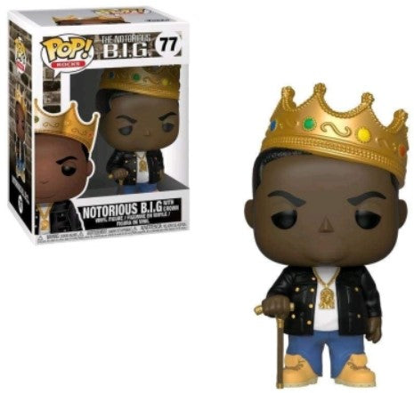 SALE Pop Vinyl - Notorious B.I.G. with Crown #77