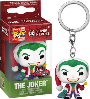 The Joker Funko Pocket Pop Keychain - Christmas