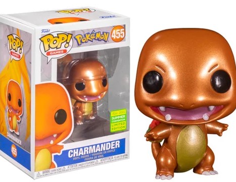 Pop Vinyl - Pokemon Charmander (Metallic) #455