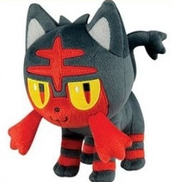 Litten Pokemon Plush Soft Toy by Tomy Planet Retro NZ