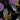 Purple Moon - Owls Ravens Bats cotton fabric print at Planet Retro NZ