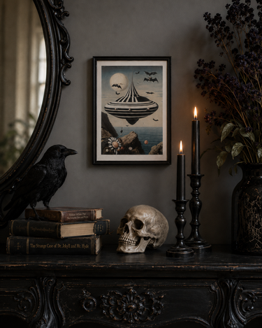 Release The Bats - Lu Lu Deluxe NZ - A4 Art Print