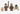 Lego Star Wars Rey, Droids & Pilot Minifigure Bundle
