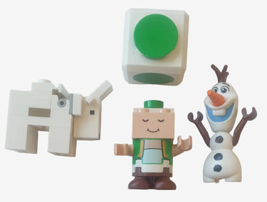 Lego Super Mario Toad Olaf & Minecraft Goat Bundle