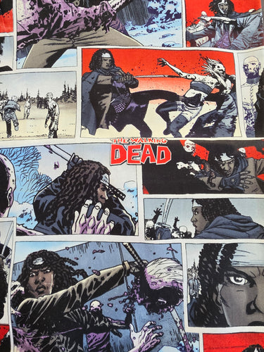 The Walking Dead Woman With Sword Fabric (2014)