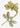 Dragonfly-shaped necklace with turquoise center on a gray background