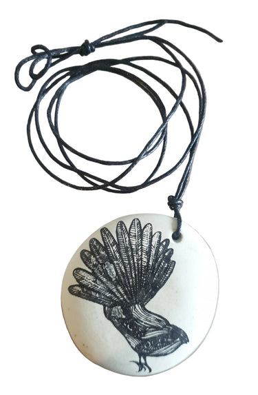 Fantail Kiwiana Necklace